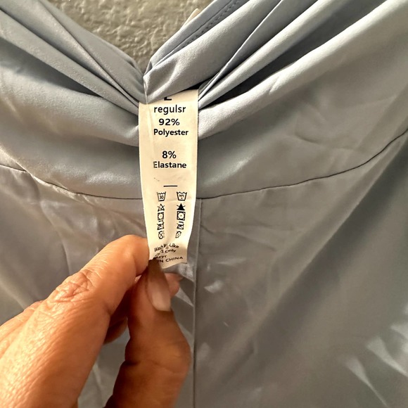 Halara Women's Breezeful High Waisted Shirred Tie Front Wide Leg Pants Large NWT - Picture 11 of 13